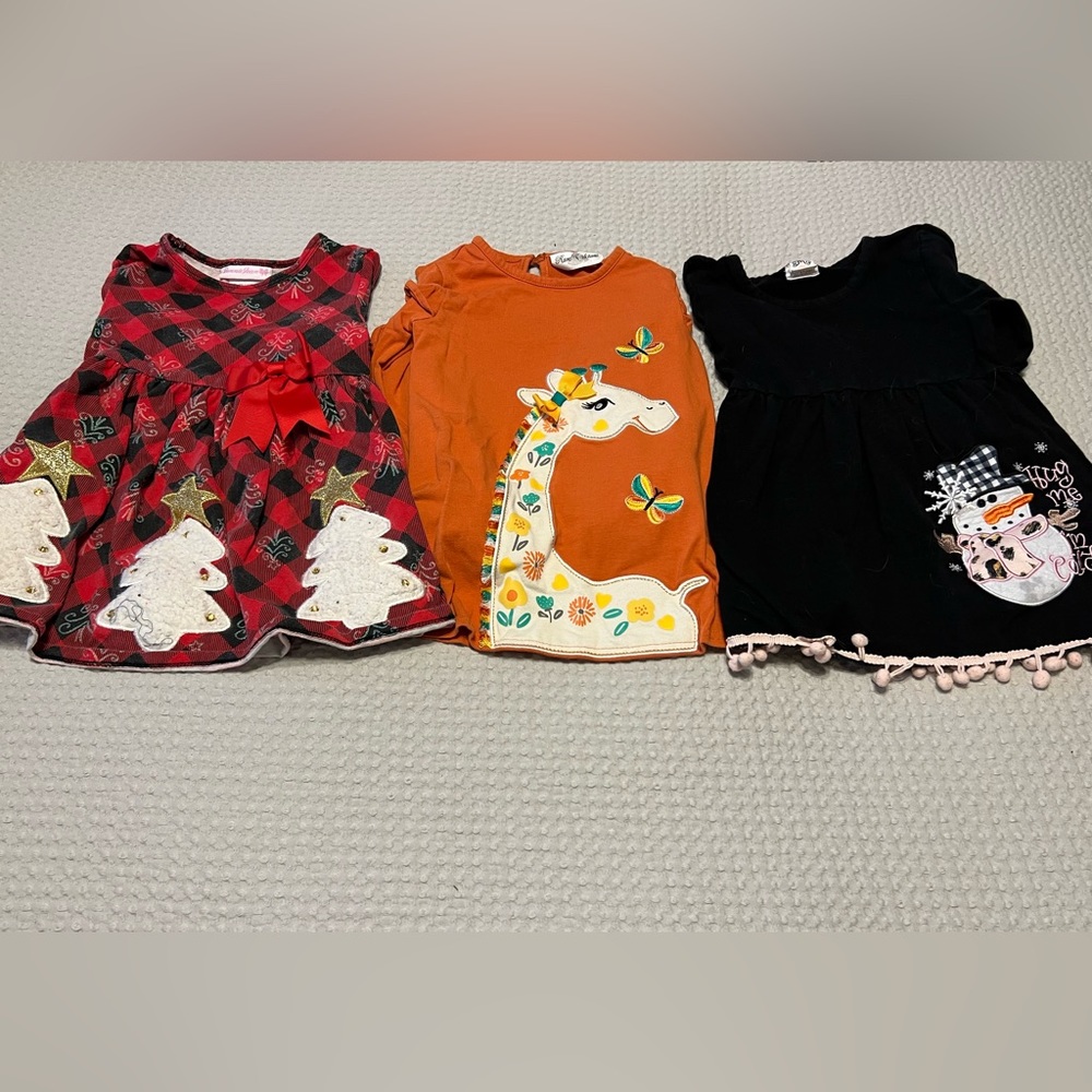 Three size 5 girls shirts.